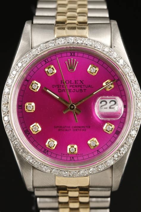 fact pink rolex|Rolex pink face.